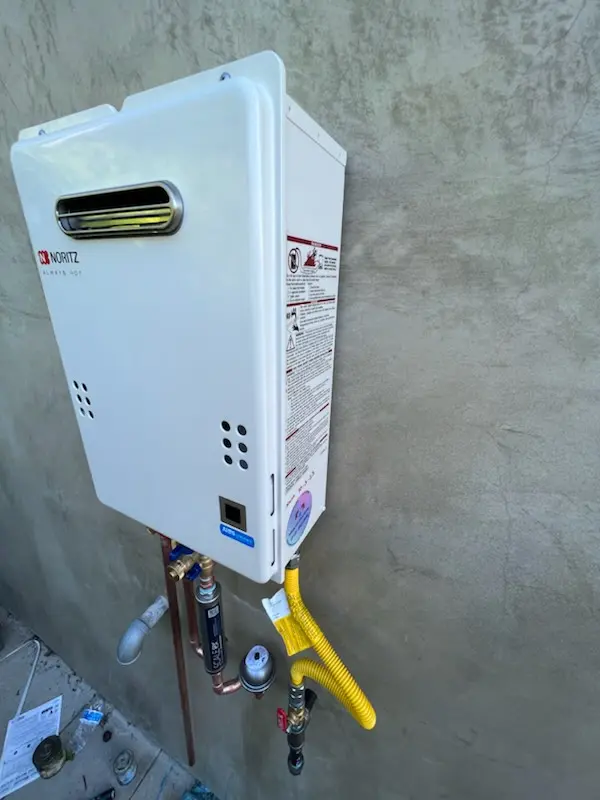 Tankless water heater installation for Ripley homes