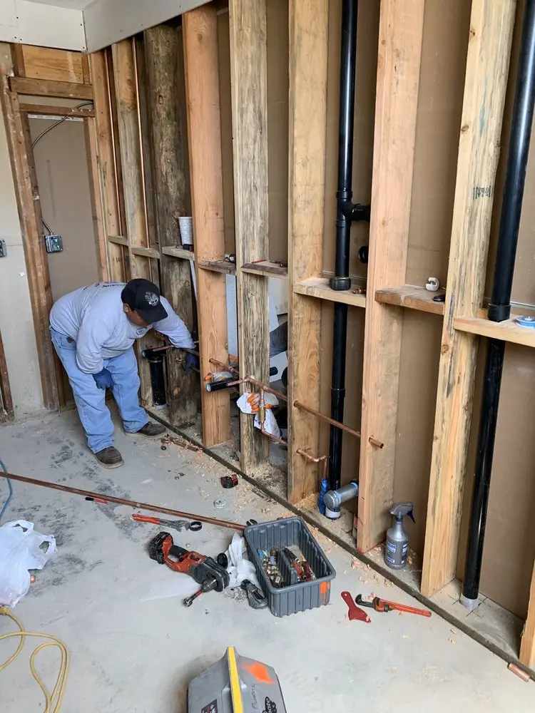 Commercial rough-in plumbing for Gas Line Repair in Ripley